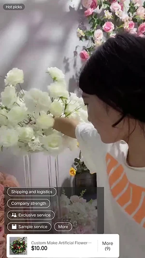 top table flower arrangement
