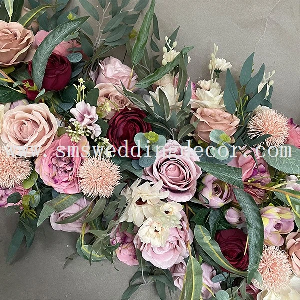 floral arrangement table runner