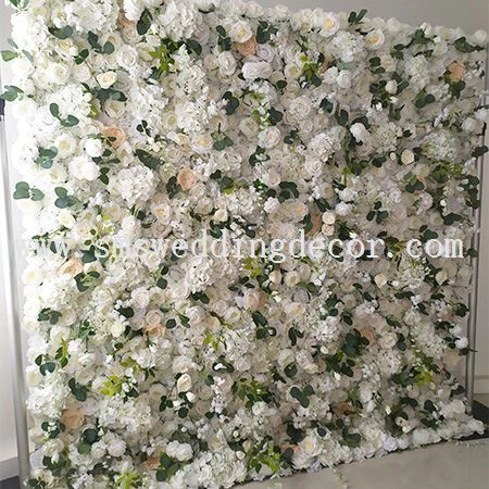 silk rose wall