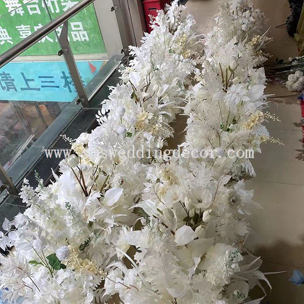 flower walkway wedding