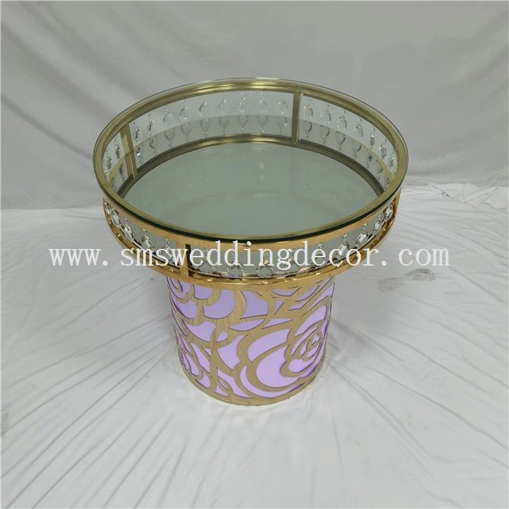 acrylic pedestal table