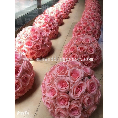 pink roses table centerpieces(001)