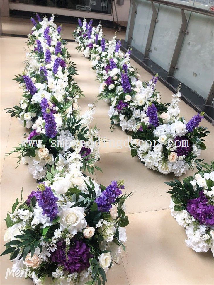 purple flower arrangements centerpieces(001)