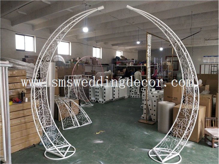 wrought iron arch and gate