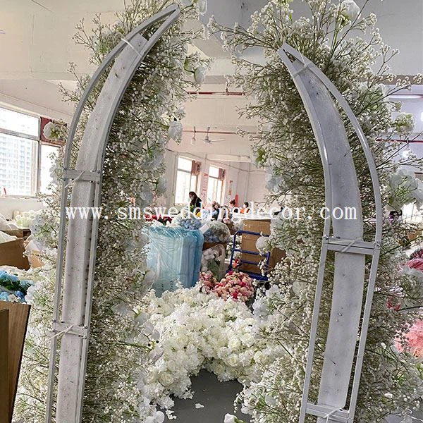 flower arch with flowers