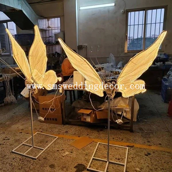 giant light butterfly
