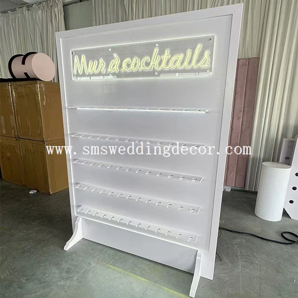 acrylic champagne wall