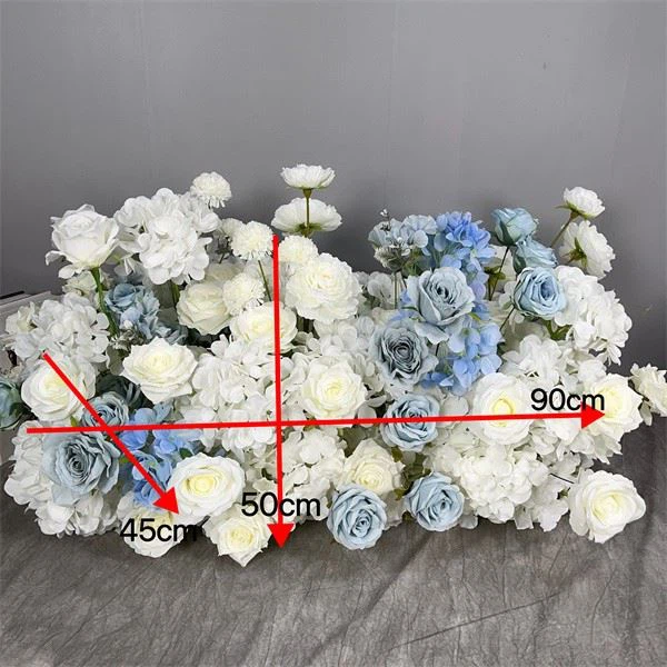 bridal table flower runner
