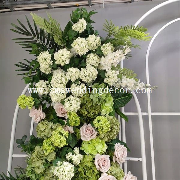 tropical wedding arch flowers