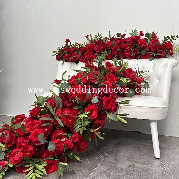 red flowers wedding decorations