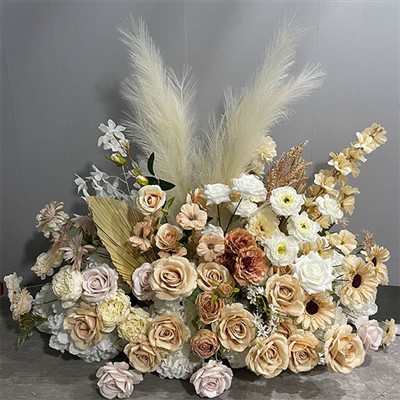 बोहो फूलों की व्यवस्था