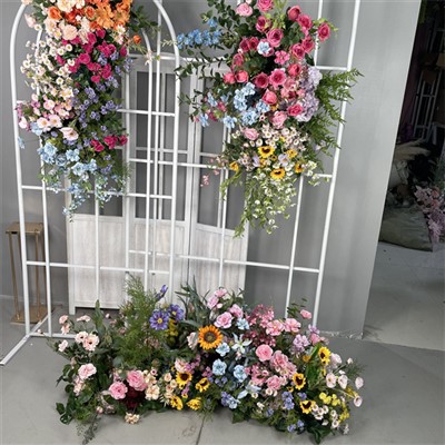 आउटडोर शादी वेदी फूल