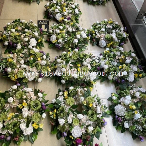 wreath wedding centerpieces
